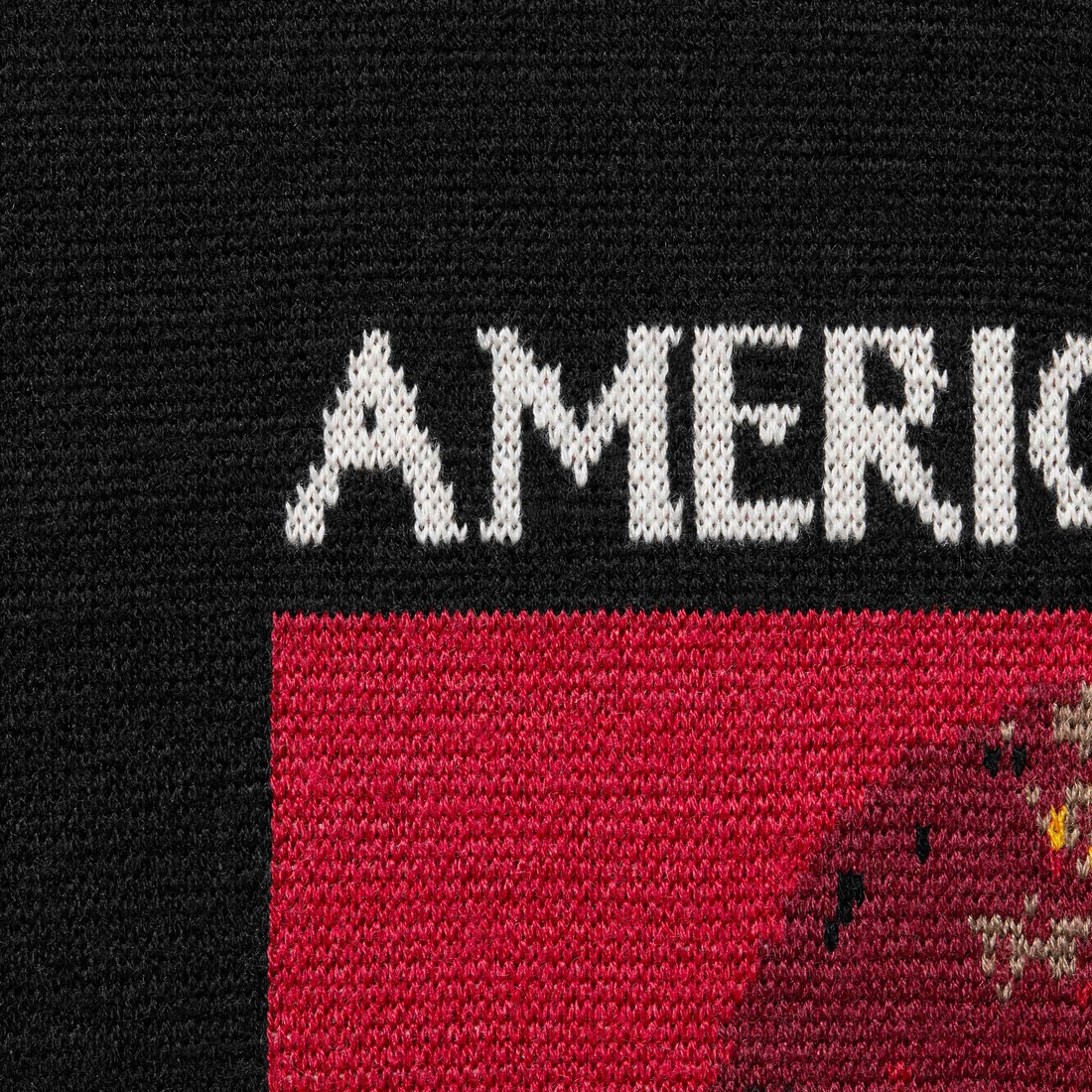 Supreme American Psycho Sweater (FW23) - Black - $178