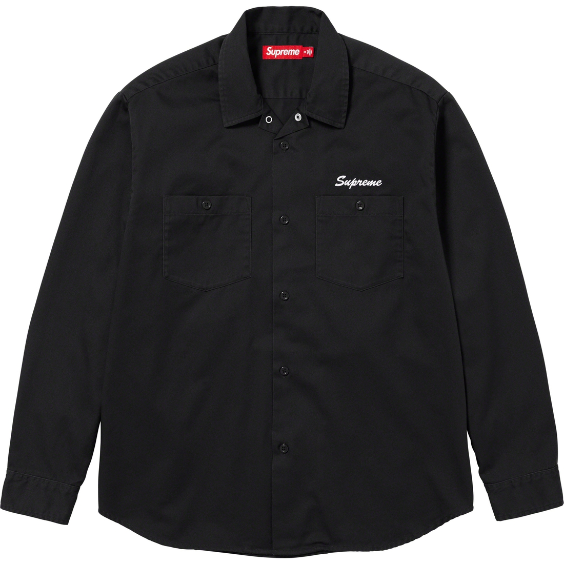 Supreme American Psycho Work Shirt (FW23) - Black - $148