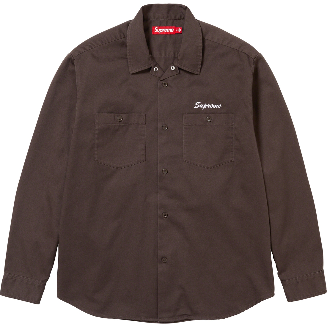 Supreme American Psycho Work Shirt (FW23) - Brown - $148