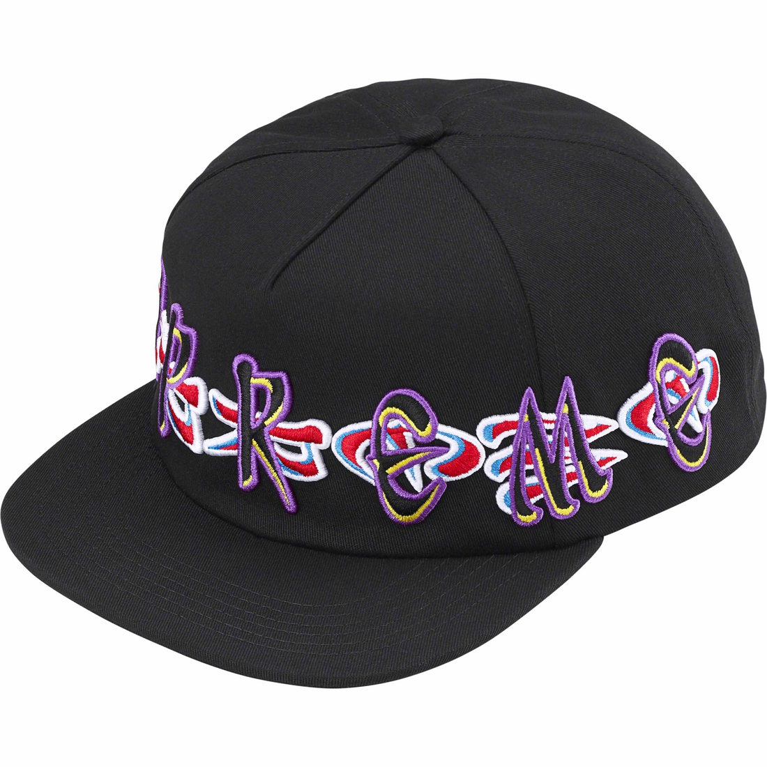 Supreme AOI Spellout 5-Panel (FW23) - Black - $48