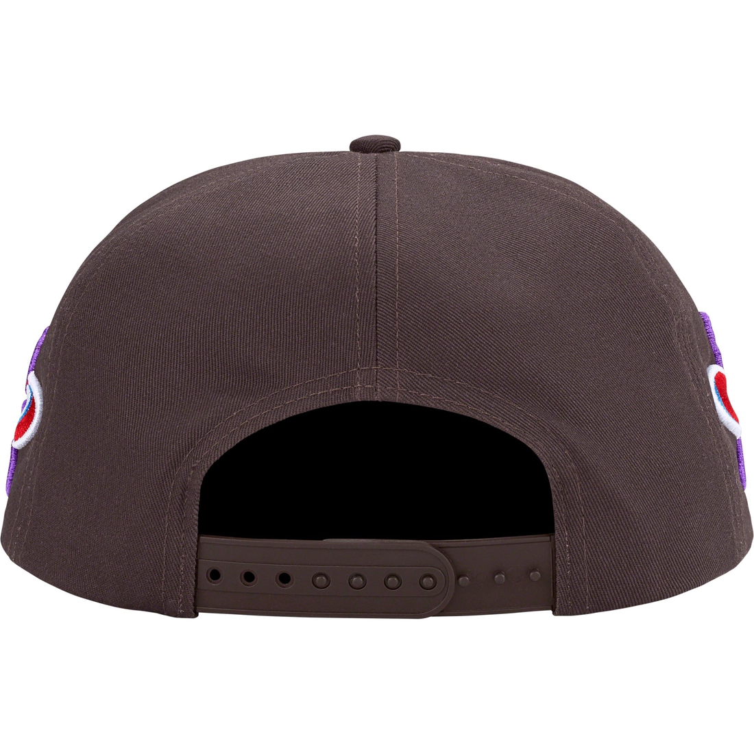 Supreme AOI Spellout 5-Panel (FW23) - Dark Brown - $48