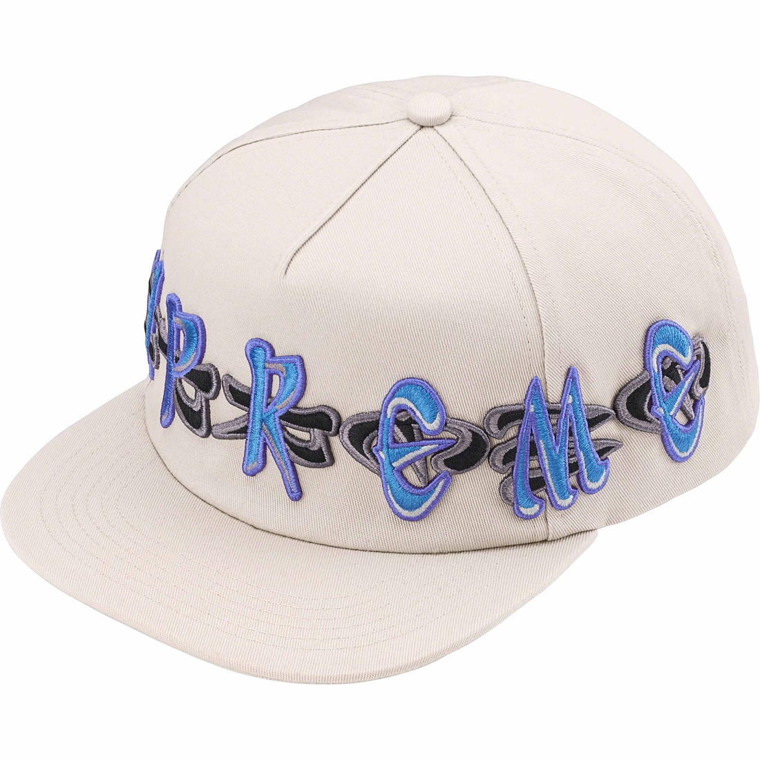 Supreme AOI Spellout 5-Panel (FW23) - Stone - $48