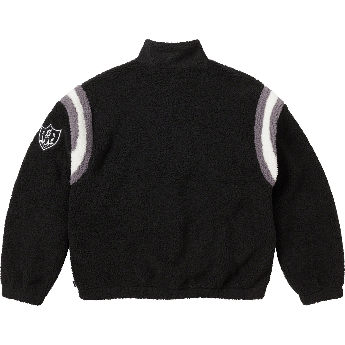 Supreme Arc Half Zip Fleece Pullover (FW23) - Black - $188