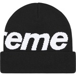 Supreme Big Logo Beanie (FW23) - Black