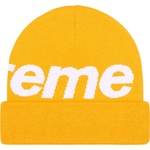 Supreme Big Logo Beanie (FW23) - Gold
