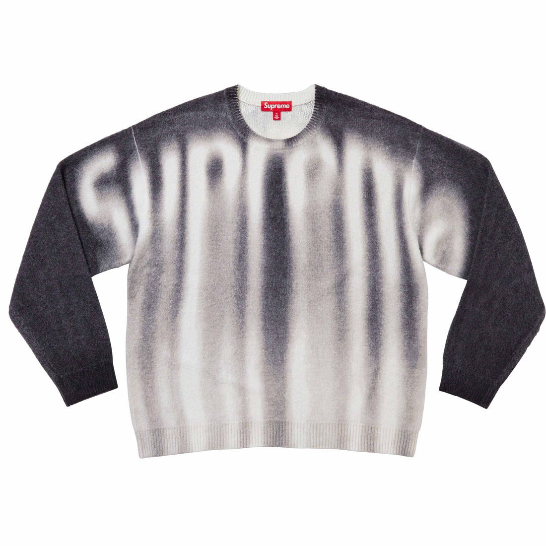 Supreme Blurred Logo Sweater (FW23) - Black - $178
