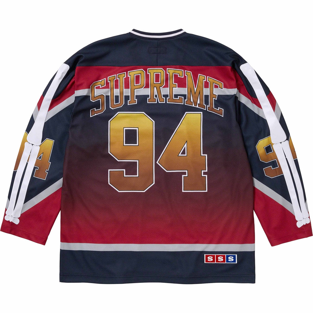 Supreme Bones Hockey Jersey (FW23) - Multicolor - $148