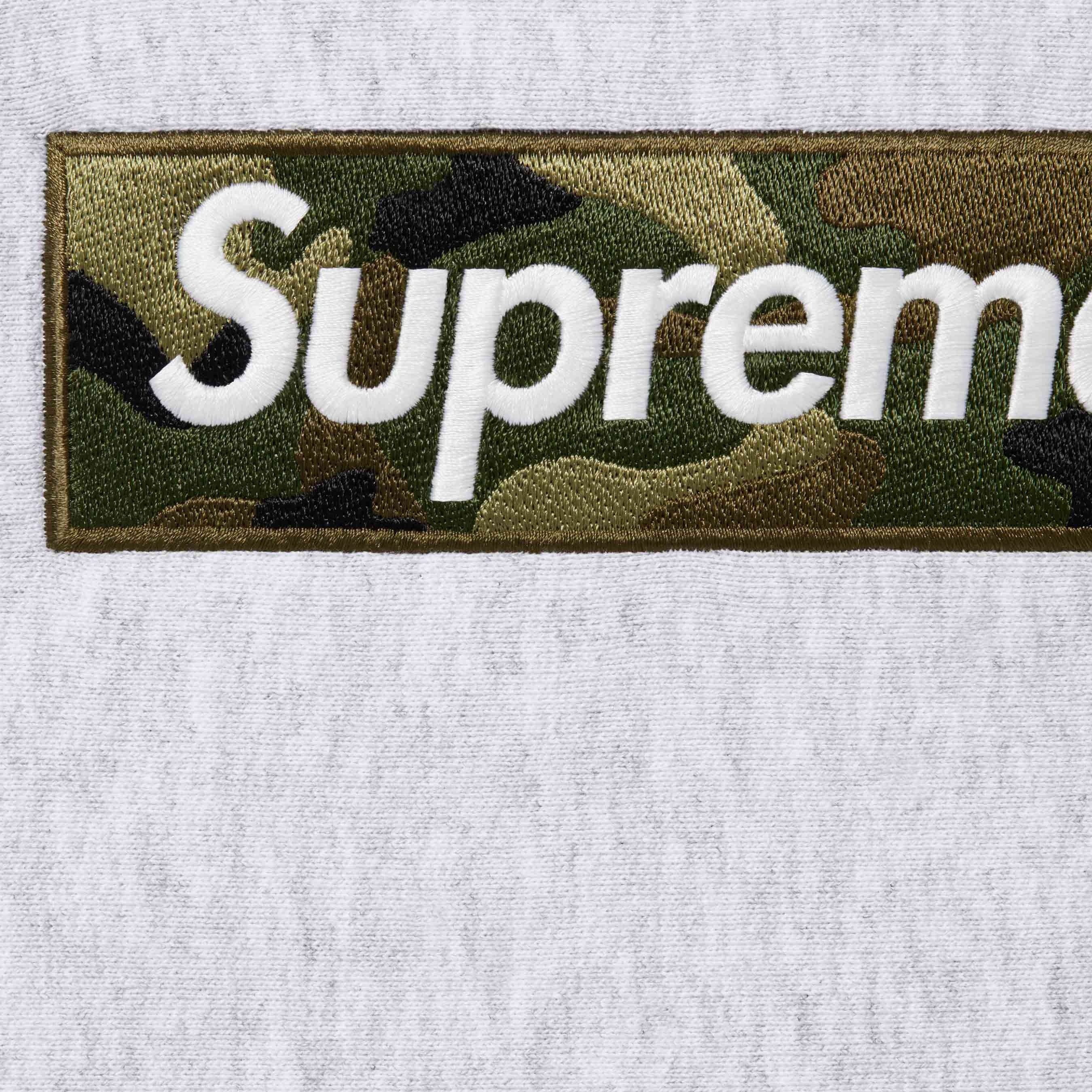 Supreme Box Logo Hooded Sweatshirt (FW23) - Ash Grey - $168