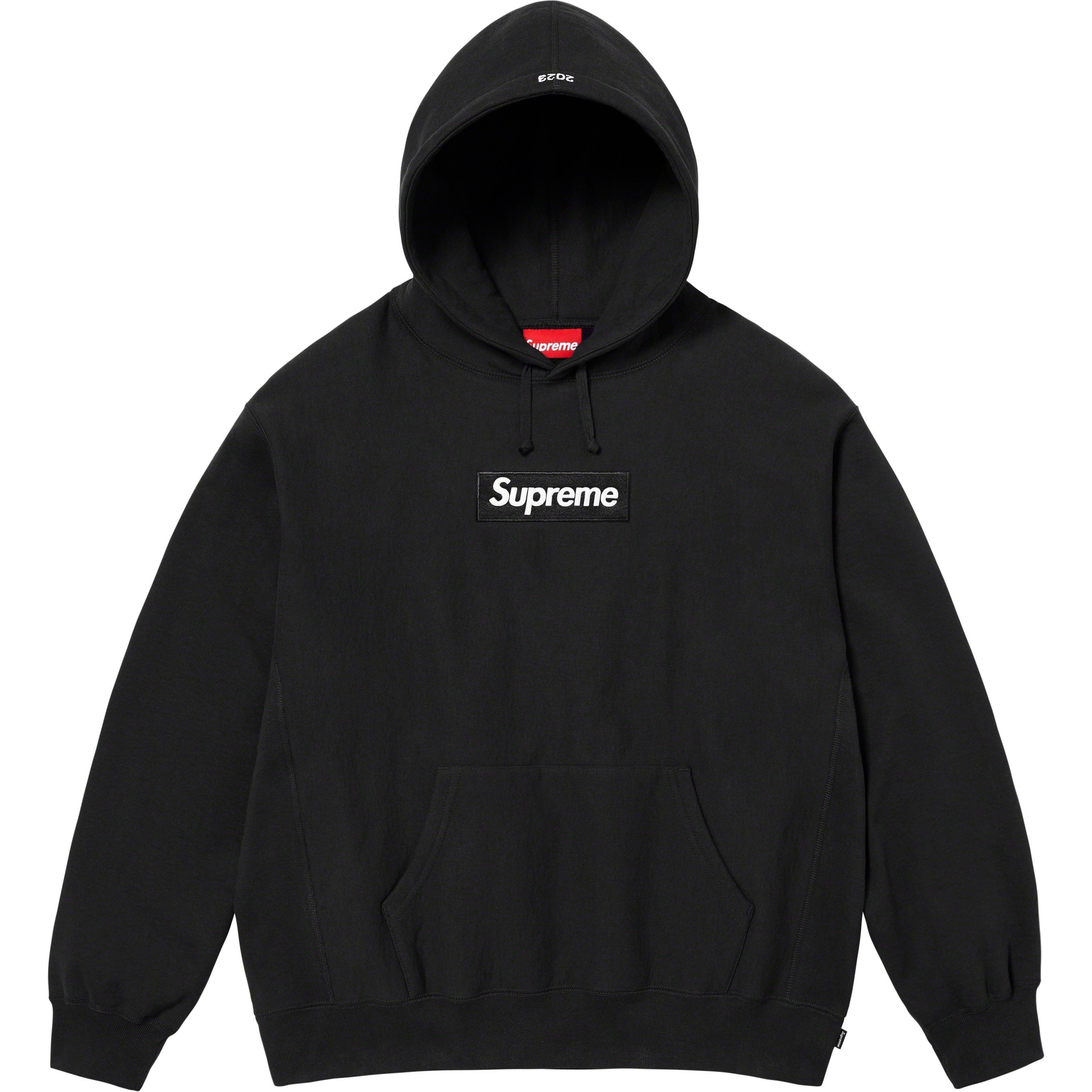 Supreme Box Logo Hooded Sweatshirt (FW23) - Black - $168