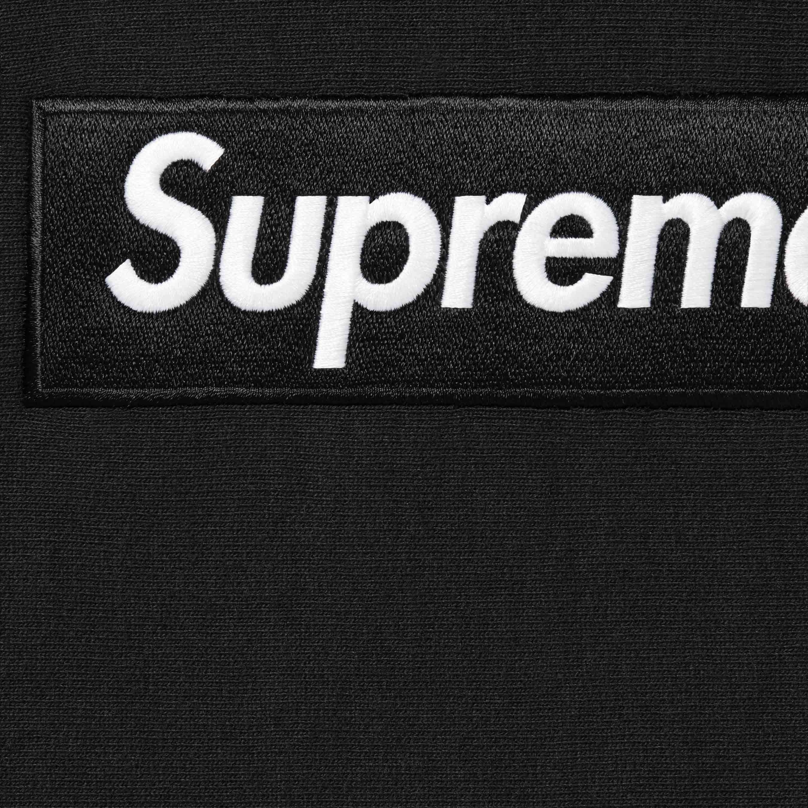Supreme Box Logo Hooded Sweatshirt (FW23) - Black - $168