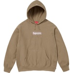 Supreme Box Logo Hooded Sweatshirt (FW23) - Dark Sand