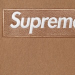 Supreme Box Logo Hooded Sweatshirt (FW23) - Dark Sand