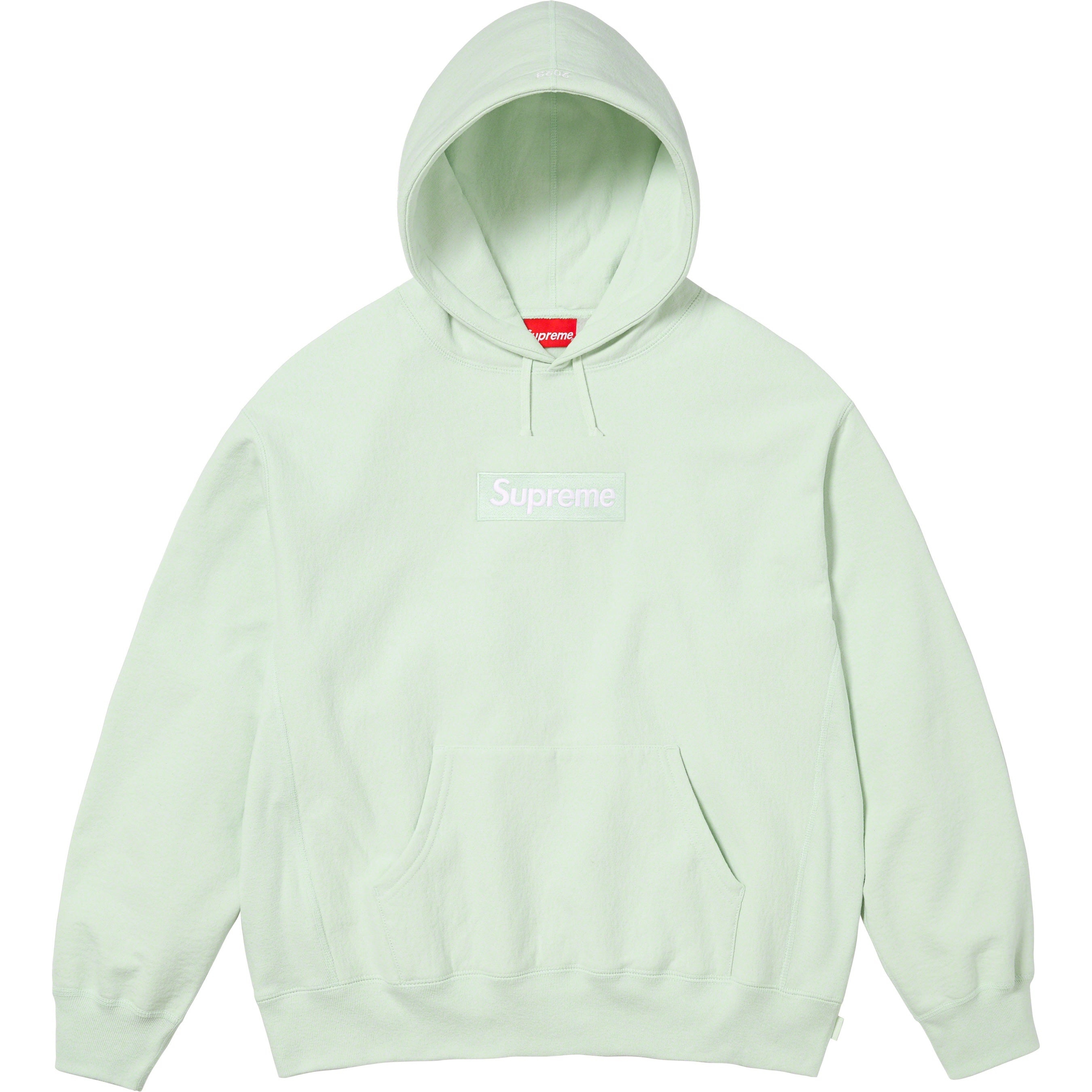 Supreme Box Logo Hooded Sweatshirt (FW23) - Light Green - $168