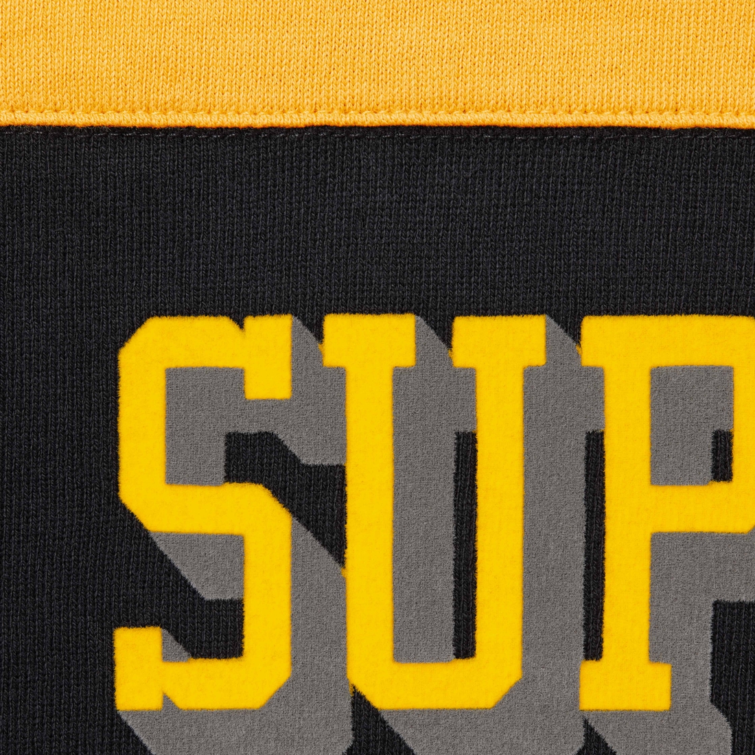 Supreme Bumblebee L S Football Top (FW23) - Black - $118