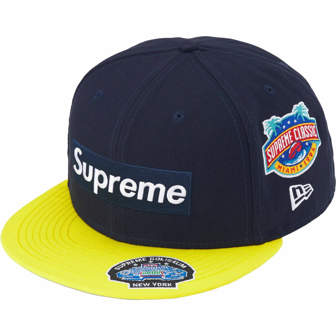 Supreme Championships Box Logo New Era (FW23) - Navy - $54