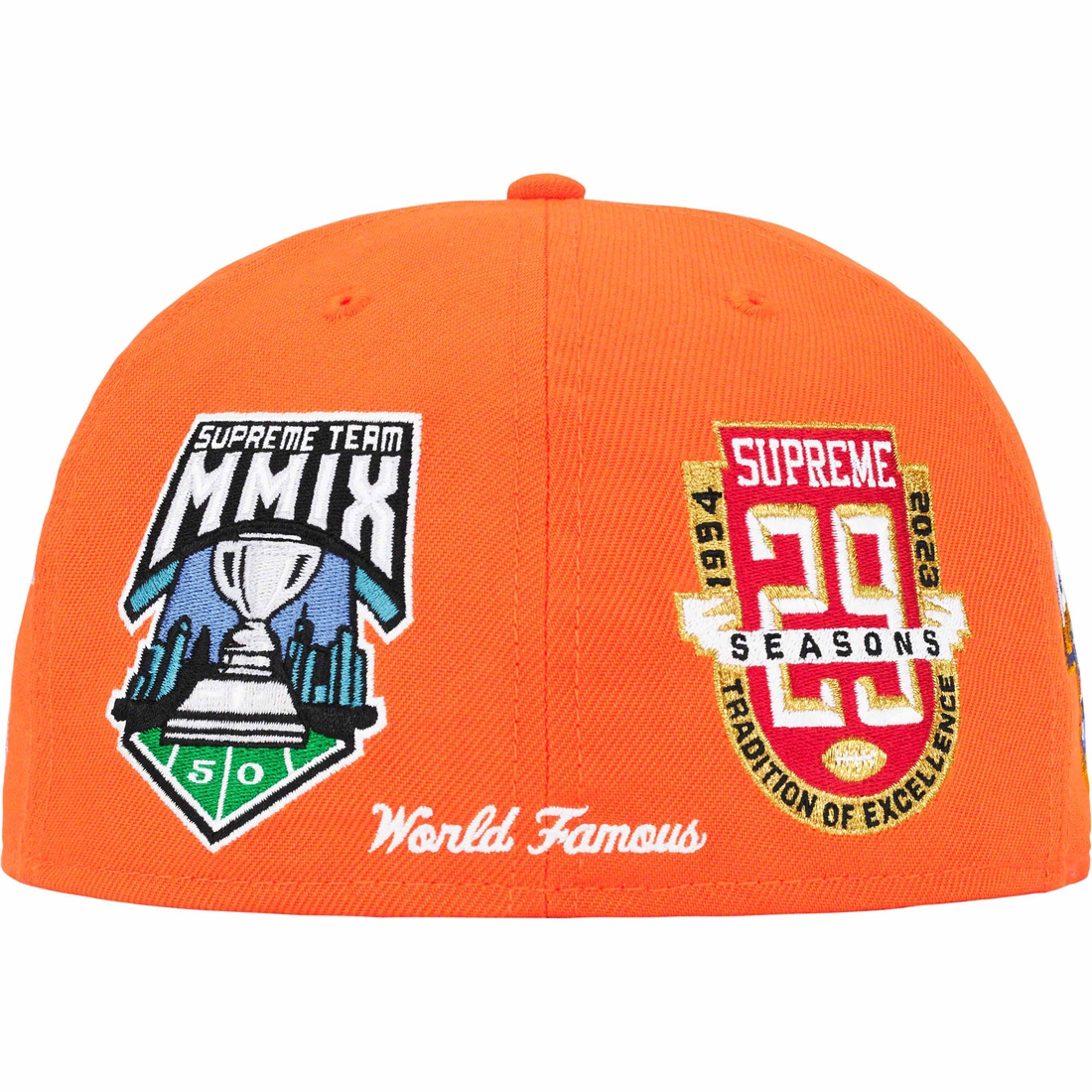 Supreme Championships Box Logo New Era (FW23) - Orange - $54