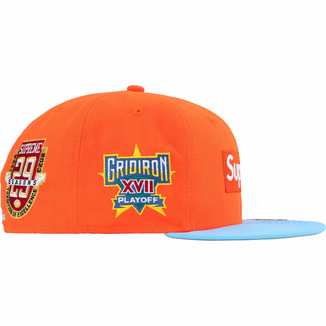 Supreme Championships Box Logo New Era (FW23) - Orange - $54