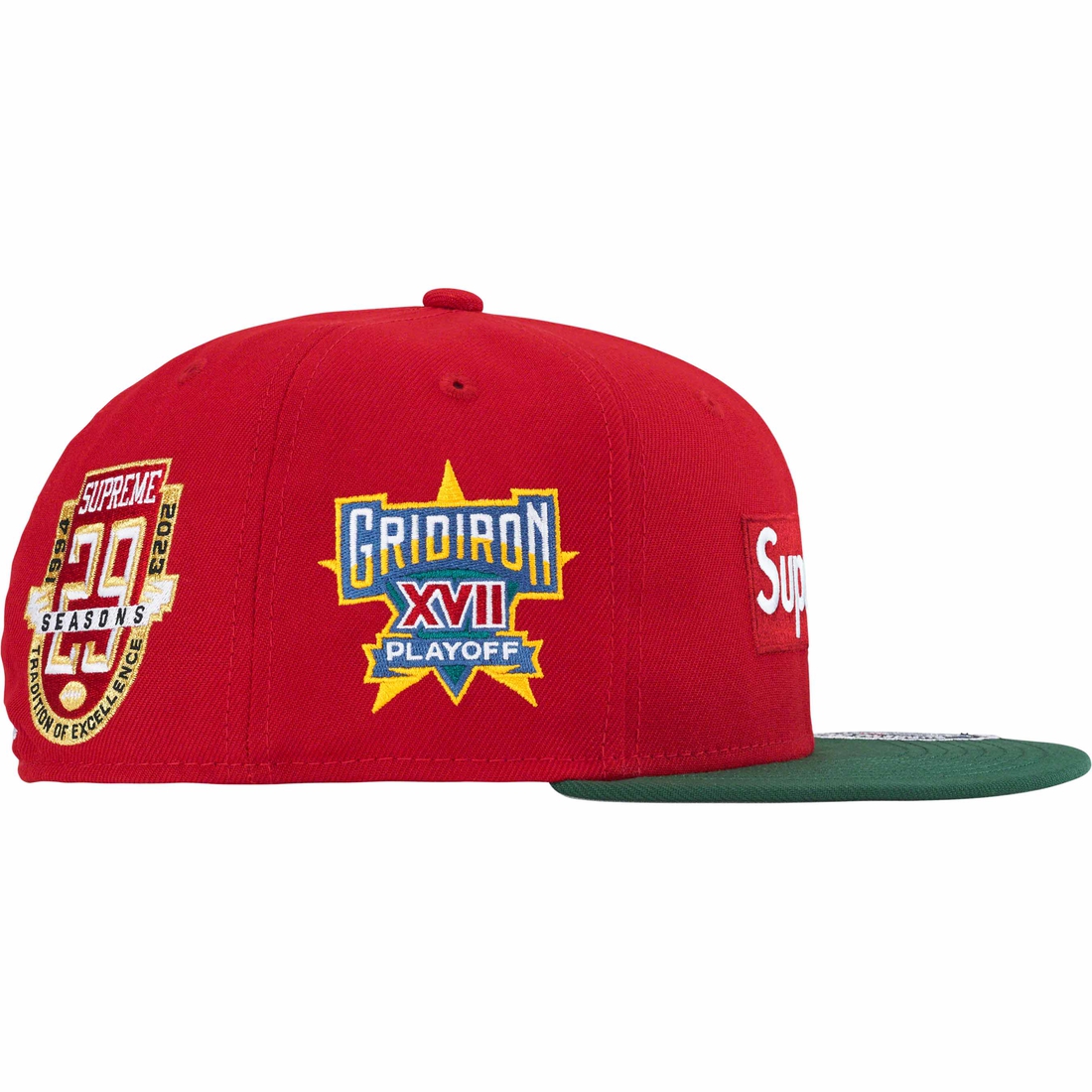 Supreme Championships Box Logo New Era (FW23) - Red - $54
