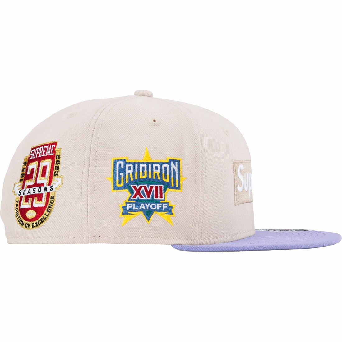 Supreme Championships Box Logo New Era (FW23) - Stone - $54