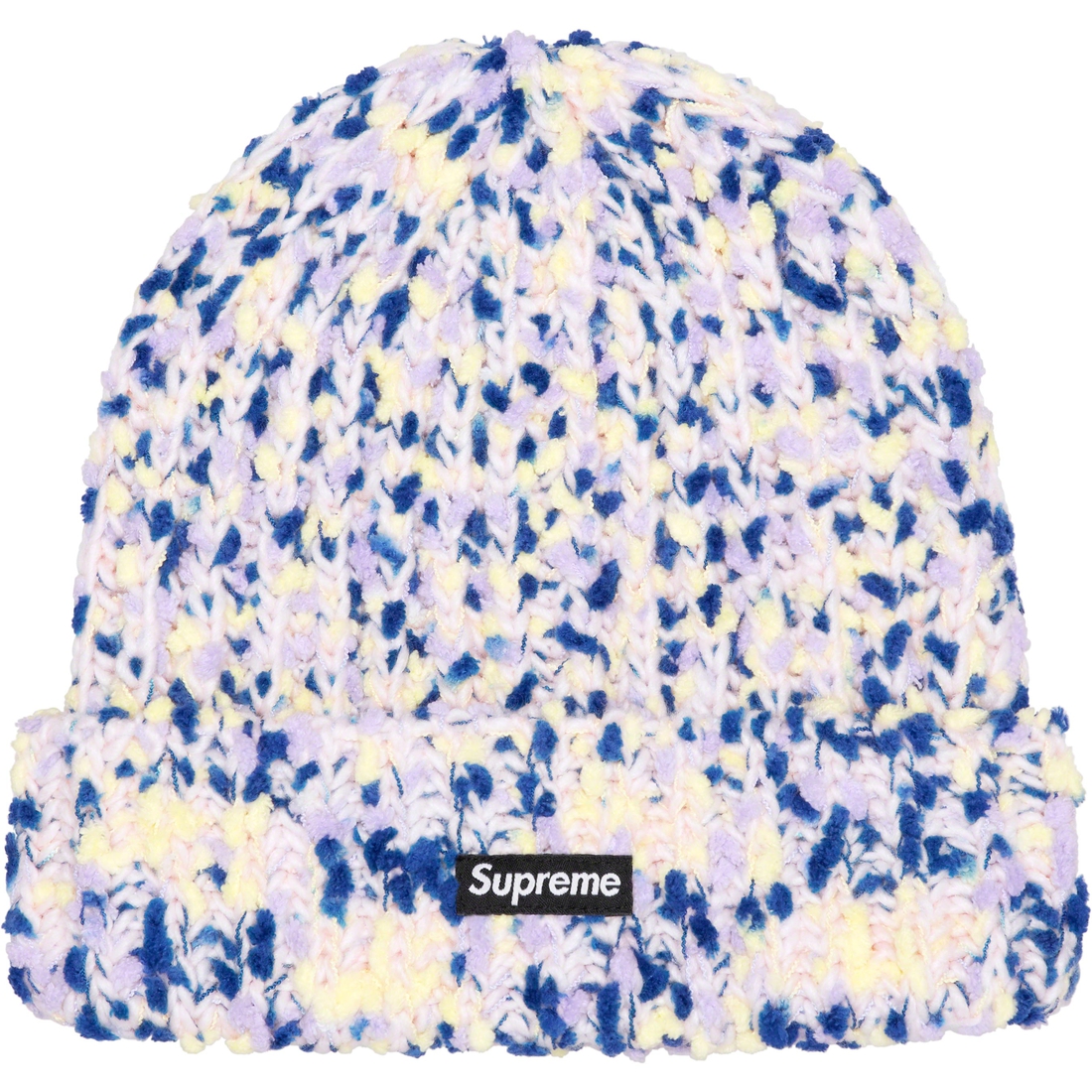 Supreme Chenille Beanie (FW23) - Lavender - $40