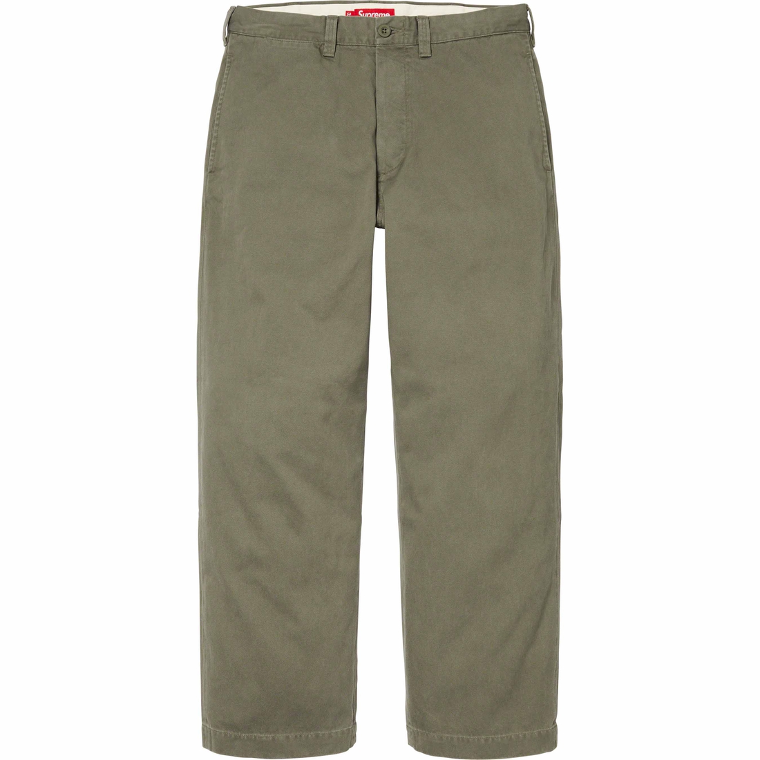 Supreme Chino Pant (FW23) - Olive - $148
