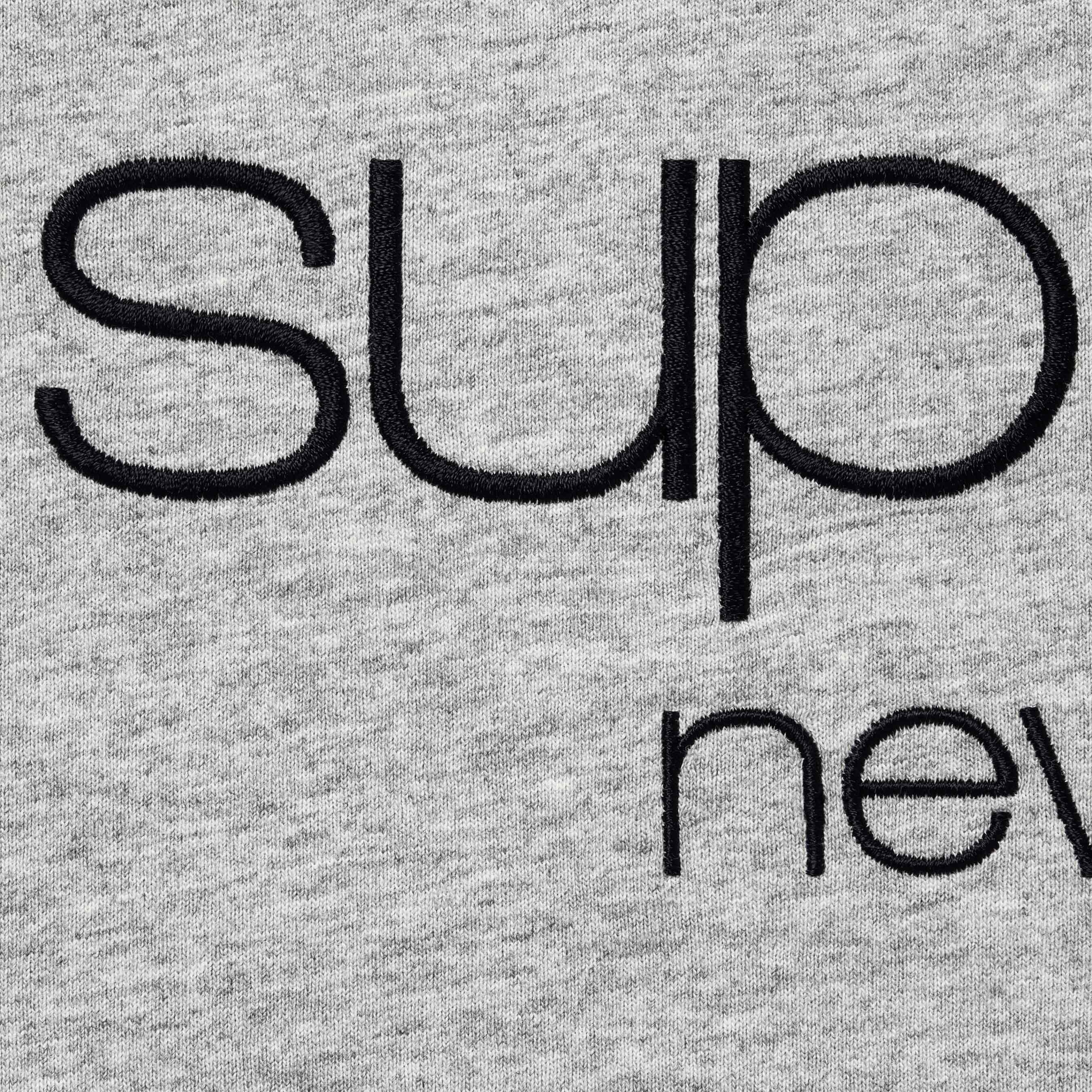 Supreme Classic Logo S S Top (FW23) - Heather Grey - $68
