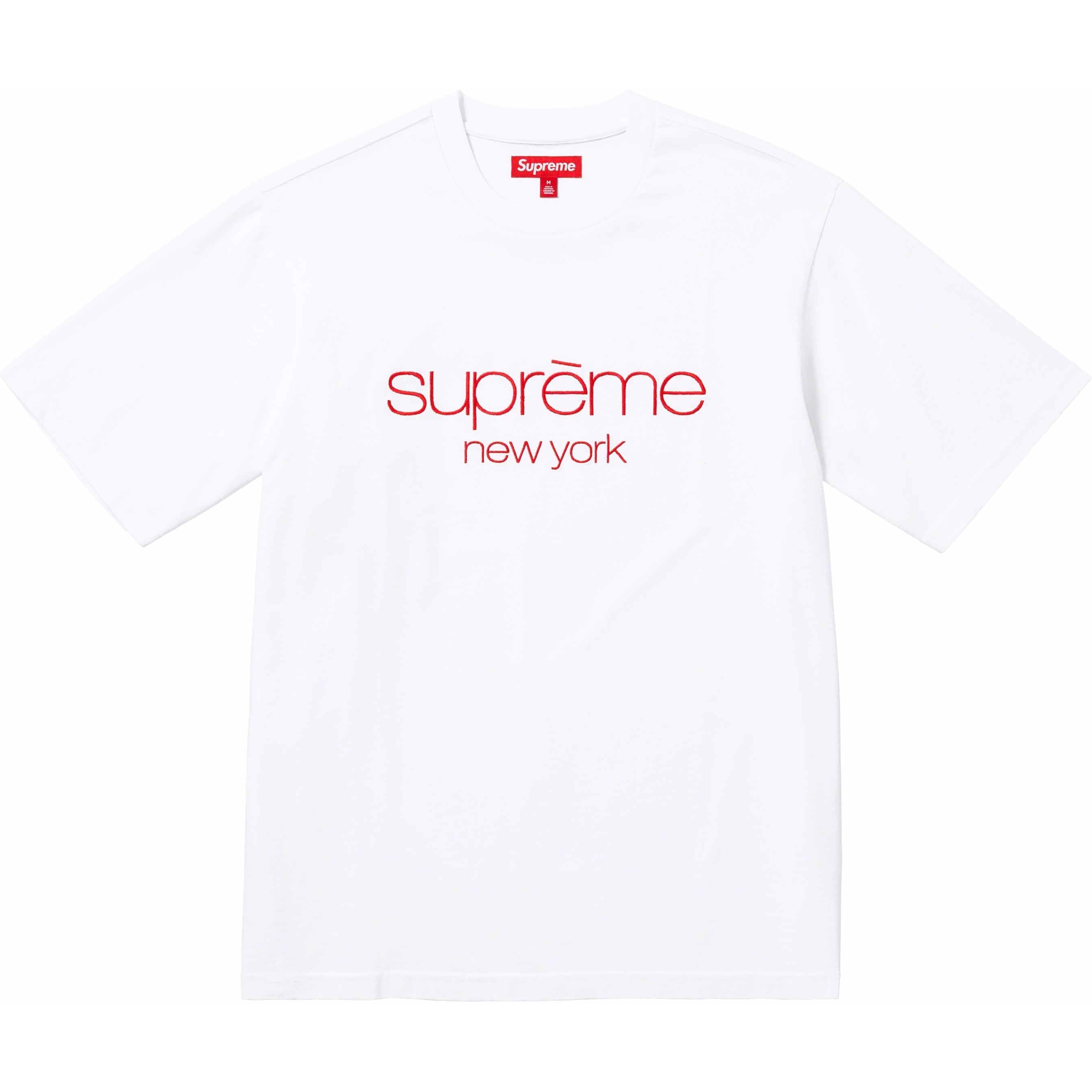 Supreme Classic Logo S S Top (FW23) - White - $68