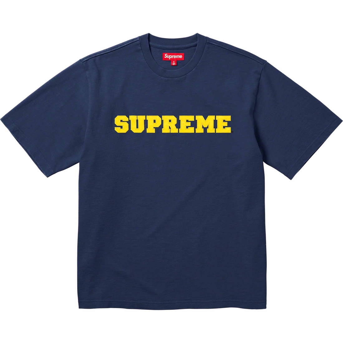 Supreme Collegiate S S Top (FW23) - Navy - $78