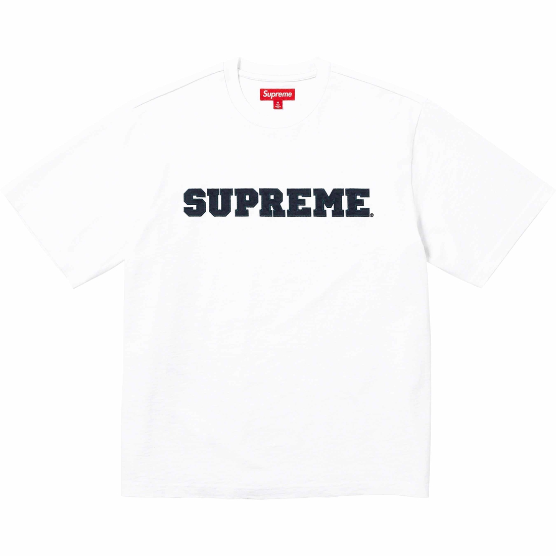 Supreme Collegiate S S Top (FW23) - White - $78