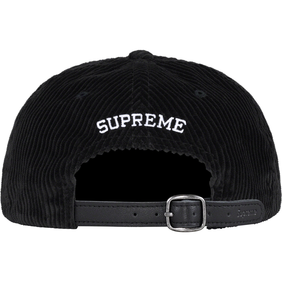 Supreme Corduroy S Logo 6-Panel (FW23) - Black - $58