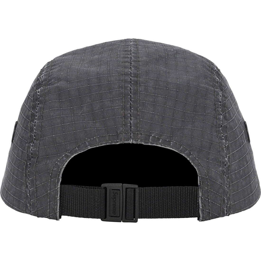 Supreme Distressed Ripstop Camp Cap (FW23) - Black - $58