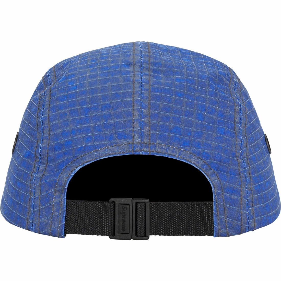 Supreme Distressed Ripstop Camp Cap (FW23) - Blue - $58