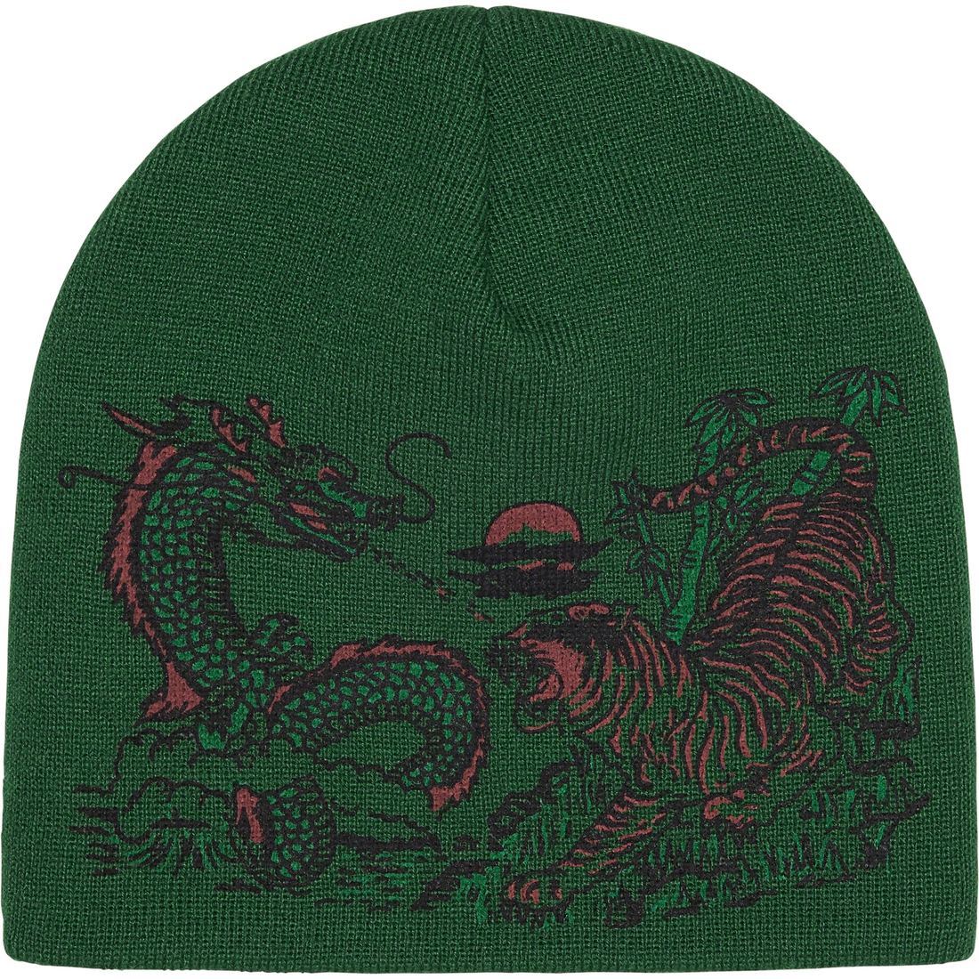 Supreme Dragon Beanie (FW23) - Green - $40