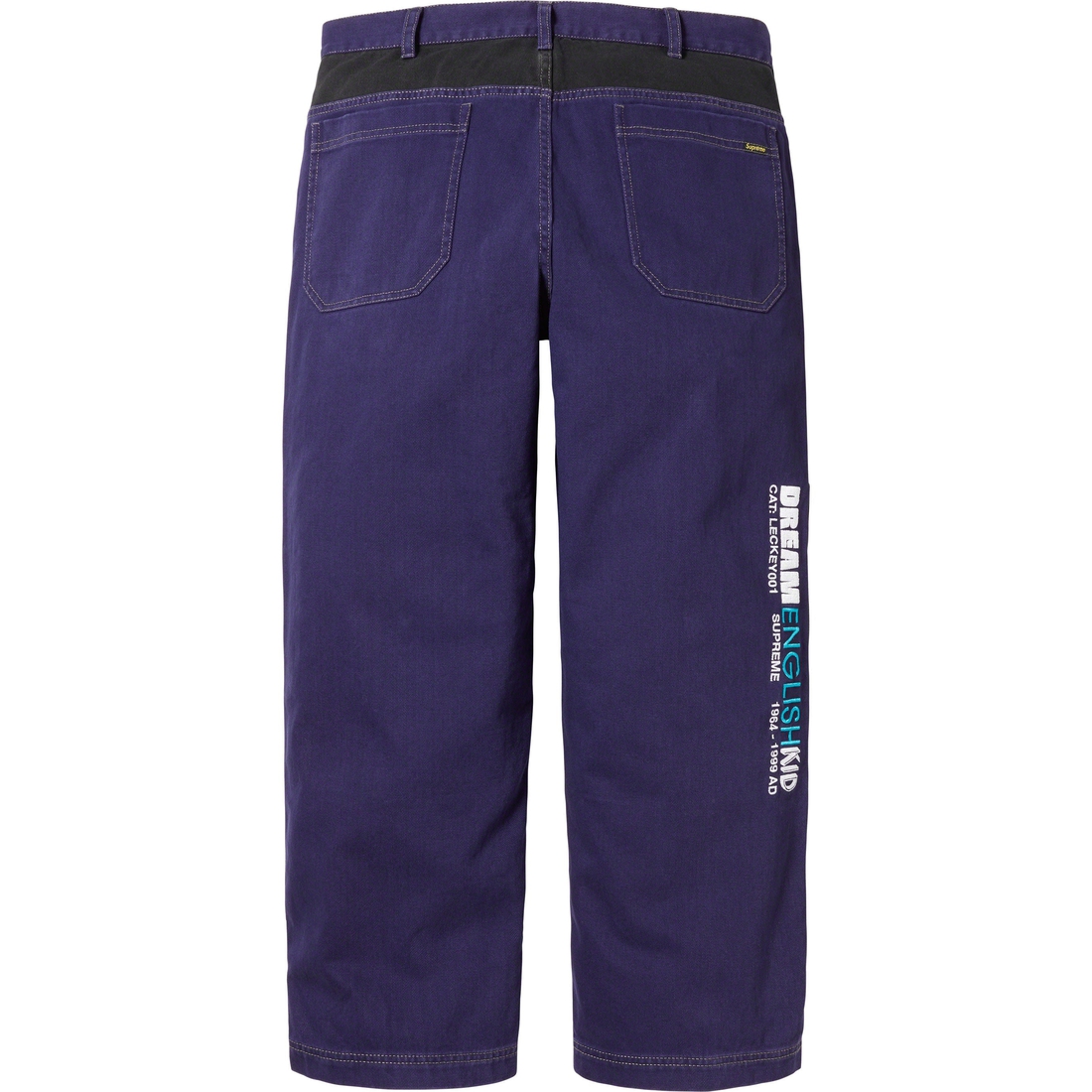 Supreme Dream English Kid Twill Panel Pant (FW23) - Navy - $158