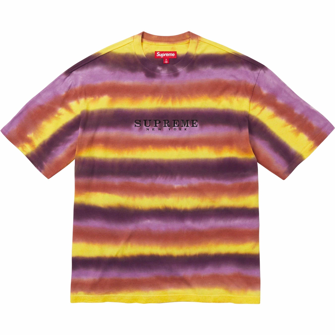Supreme Dyed Stripe S S Top (FW23) - Multicolor - $78