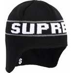 Supreme Earflap Beanie (FW23) - Black
