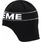 Supreme Earflap Beanie (FW23) - Black