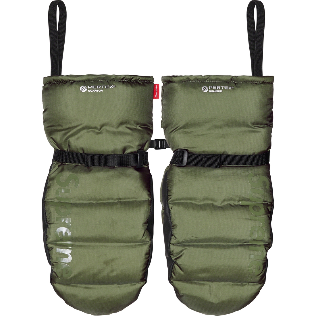 Supreme Featherweight Down Mittens (FW23) - Olive - $88