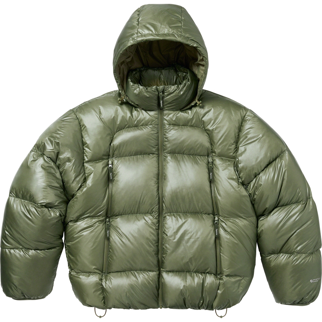 Supreme Featherweight Down Puffer Jacket (FW23) - Olive - $368