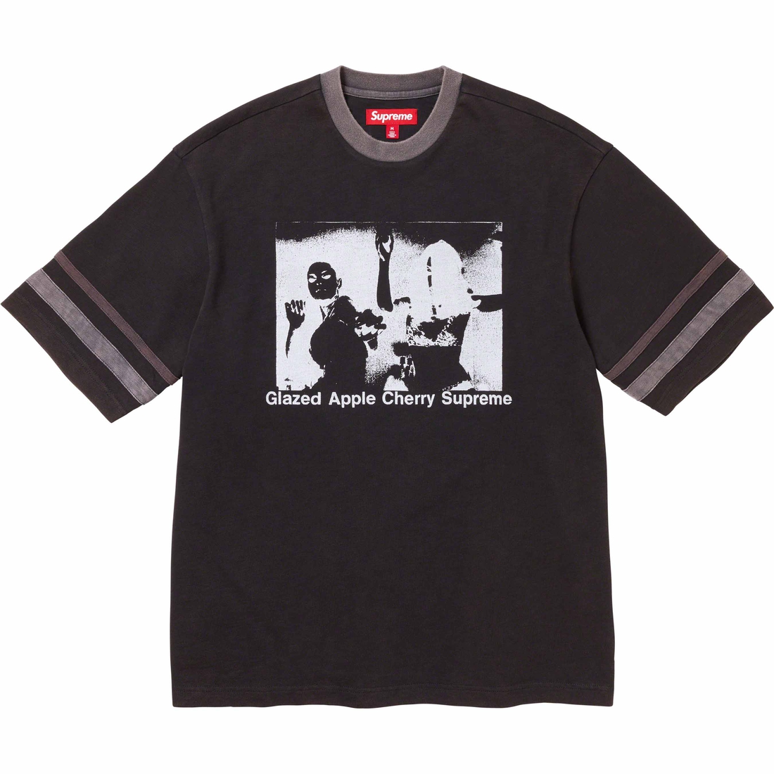 Supreme Glazed Athletic S S Top (FW23) - Black - $88