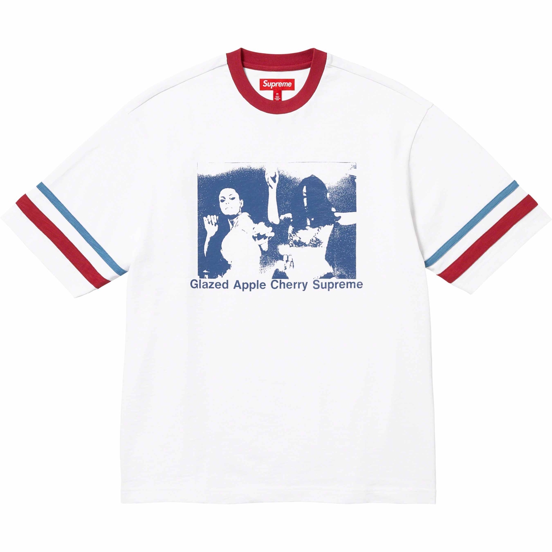 Supreme Glazed Athletic S S Top (FW23) - White - $88