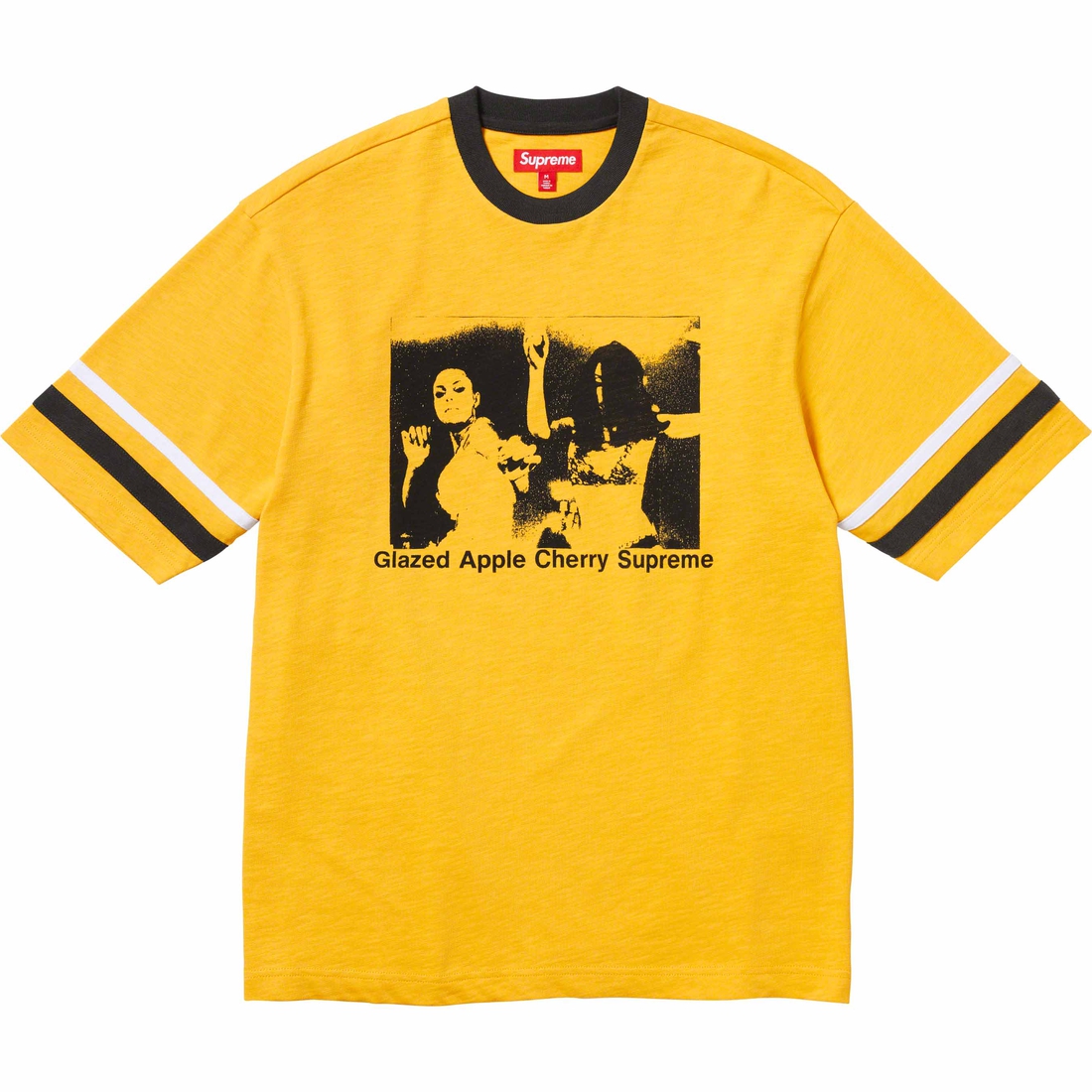 Supreme Glazed Athletic S S Top (FW23) - Yellow - $88