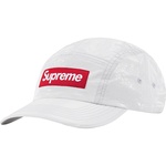 Supreme Gloss Ripstop Camp Cap (FW23) - Light Grey