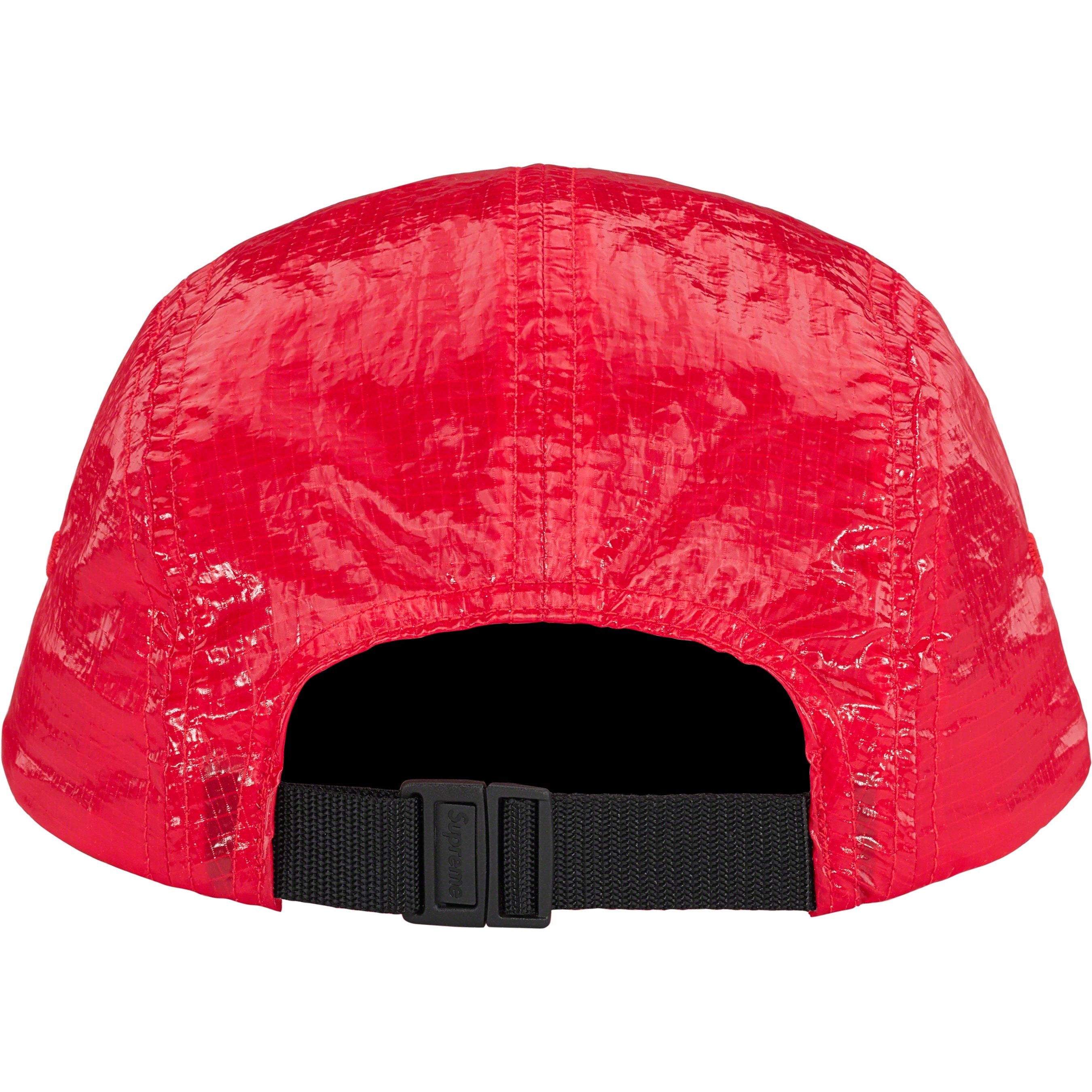 Supreme Gloss Ripstop Camp Cap (FW23) - Red - $54