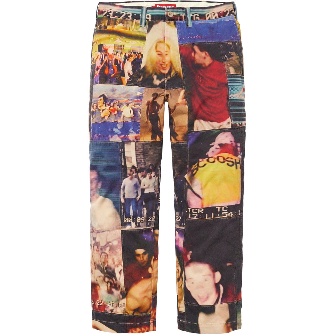 Supreme Hardcore Patchwork Loose Fit Chino Pant (FW23) - Multicolor - $298