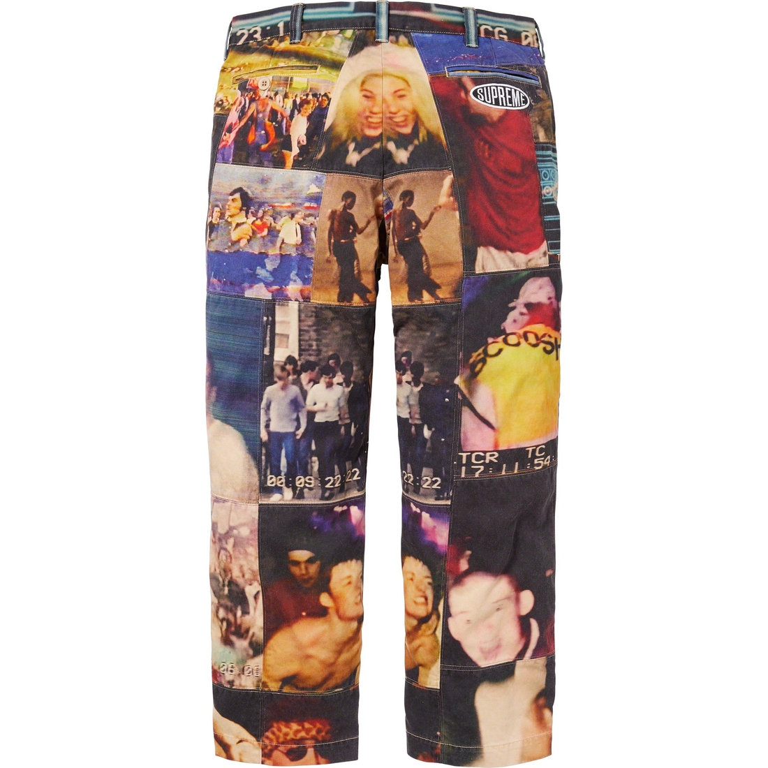 Supreme Hardcore Patchwork Loose Fit Chino Pant (FW23) - Multicolor - $298