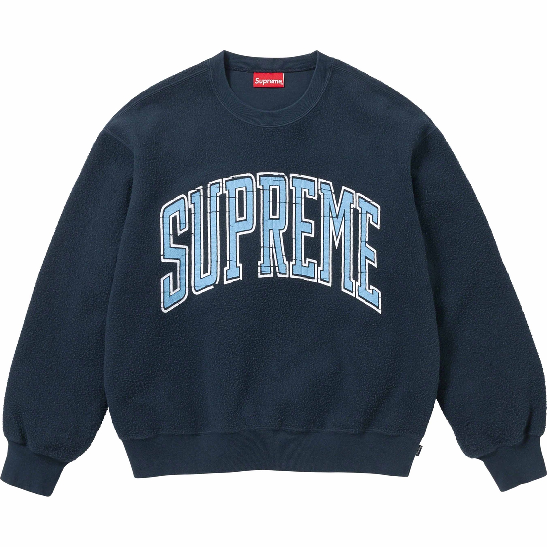 Supreme Inside Out Crewneck (FW23) - Navy - $148