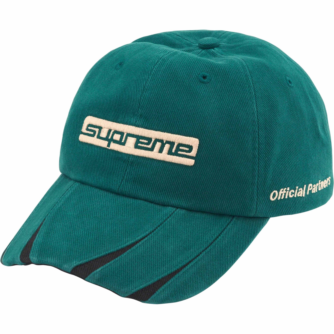 Supreme Jagged Visor 6-Panel (FW23) - Teal - $48