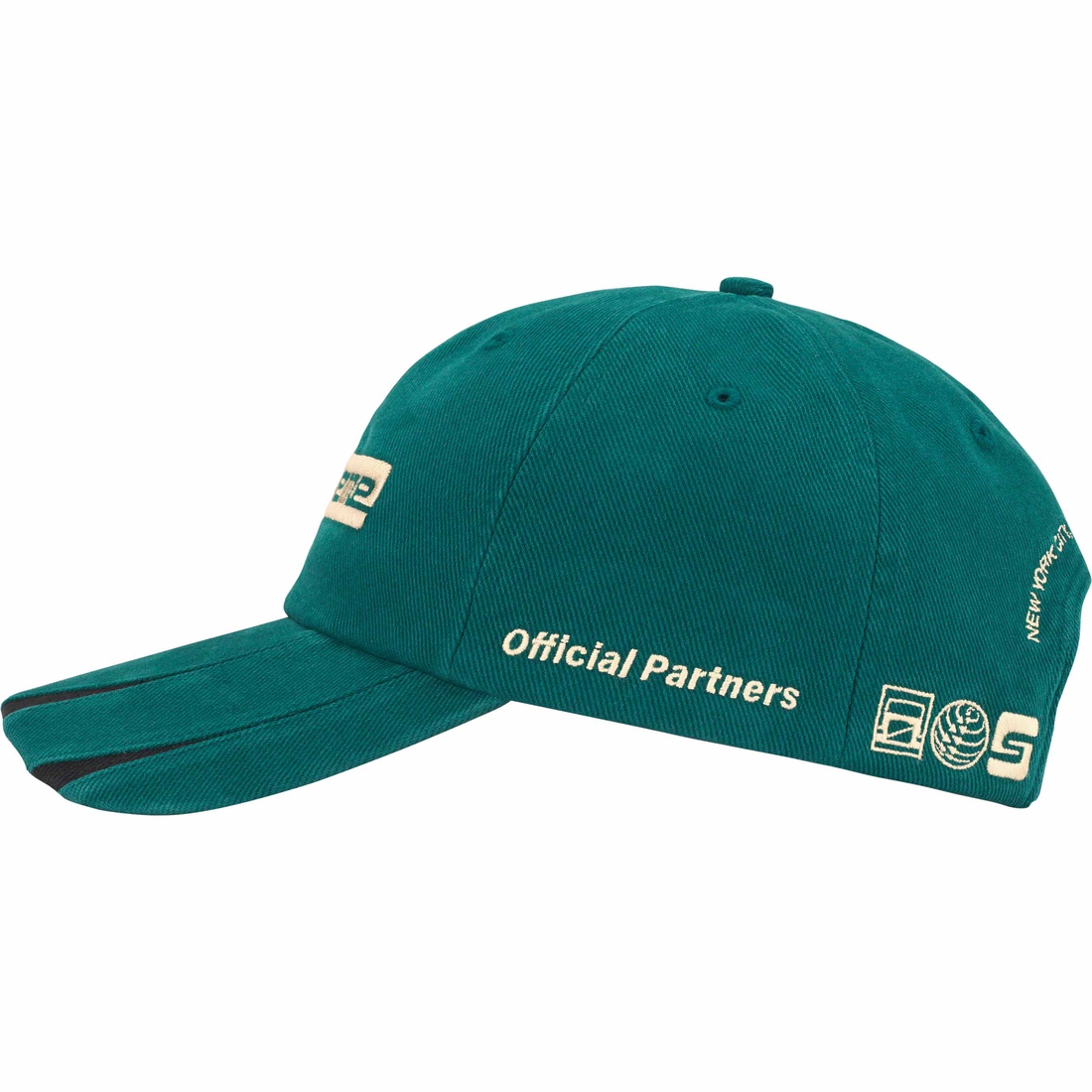 Supreme Jagged Visor 6-Panel (FW23) - Teal - $48
