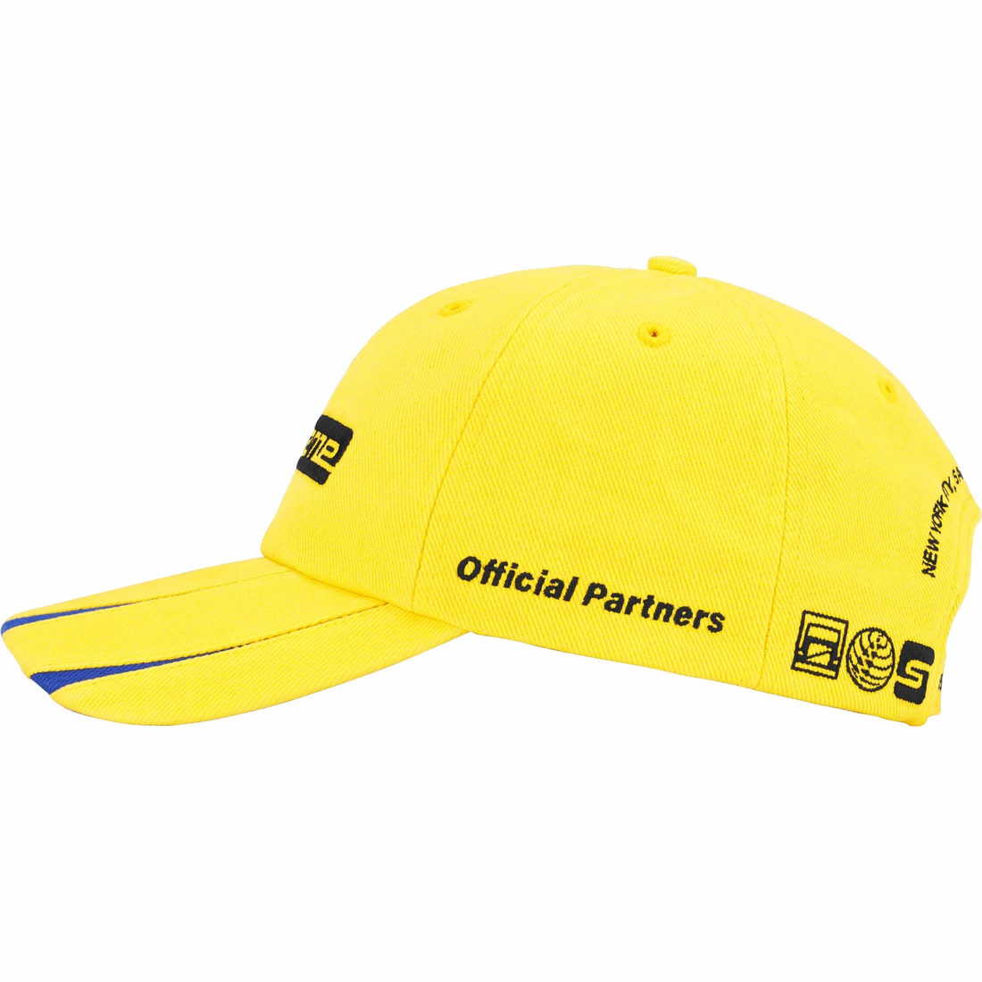 Supreme Jagged Visor 6-Panel (FW23) - Yellow - $48